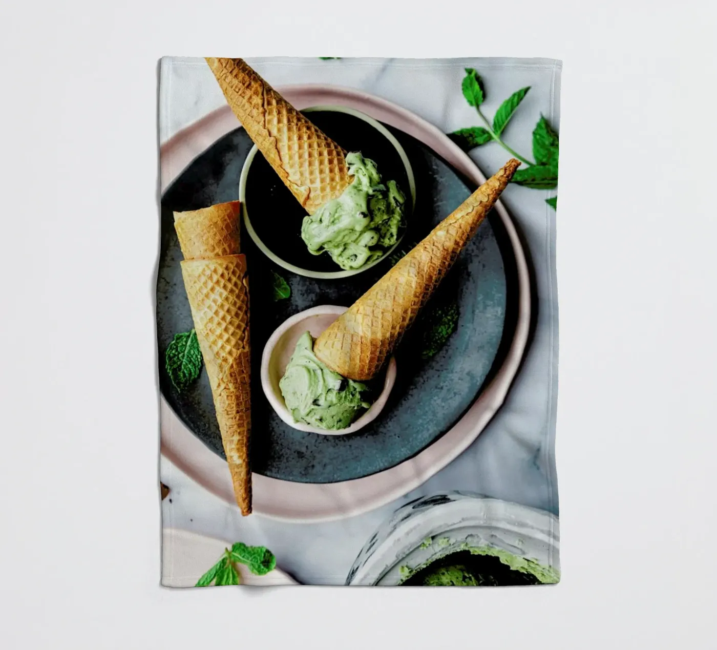 Minz Eis coperta in pile da Eat this