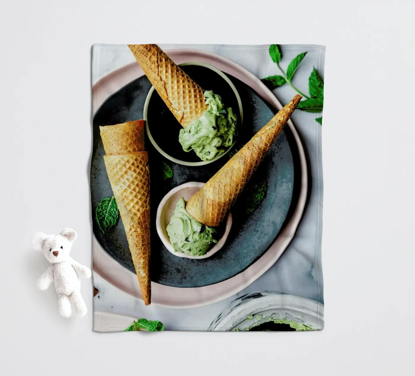 Minz Eis coperta in pile da Eat this