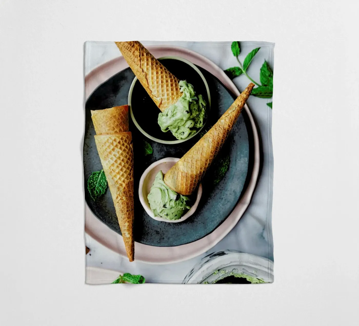 Minz Eis coperta in pile da Eat this