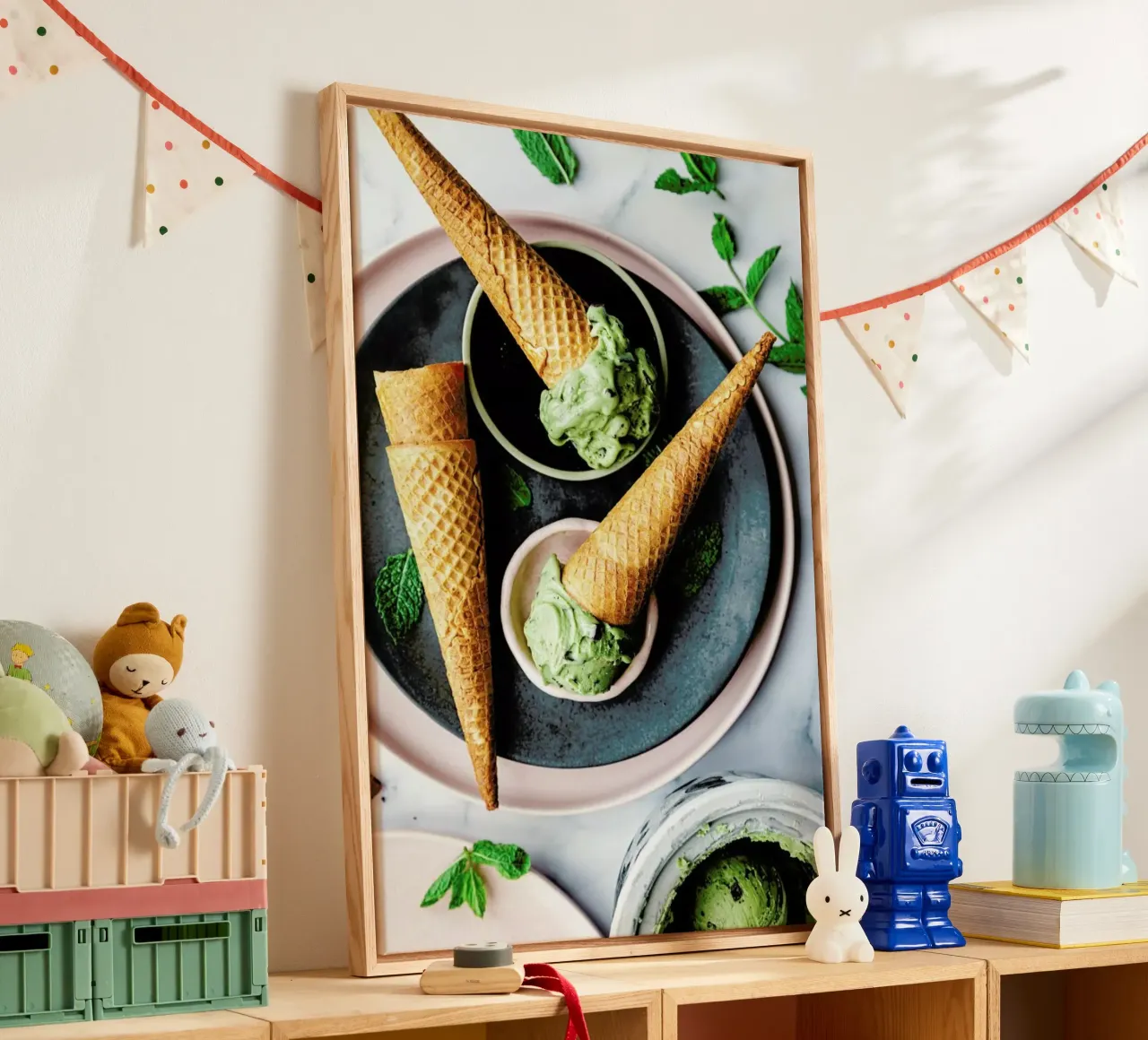 Minz Eis canvas by Eat this