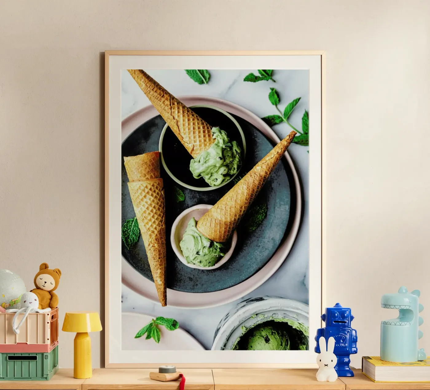 Minz Eis poster van Eat this