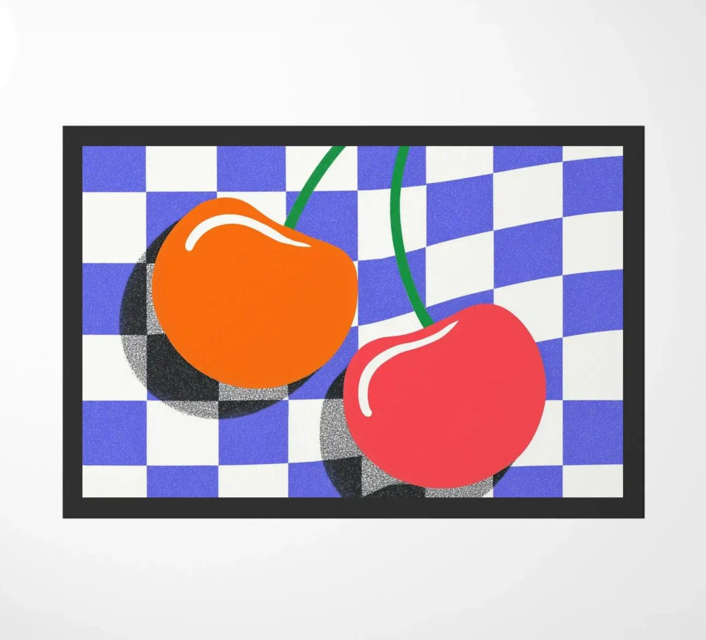 Zomerkersen chic deurmat van Carinaprint