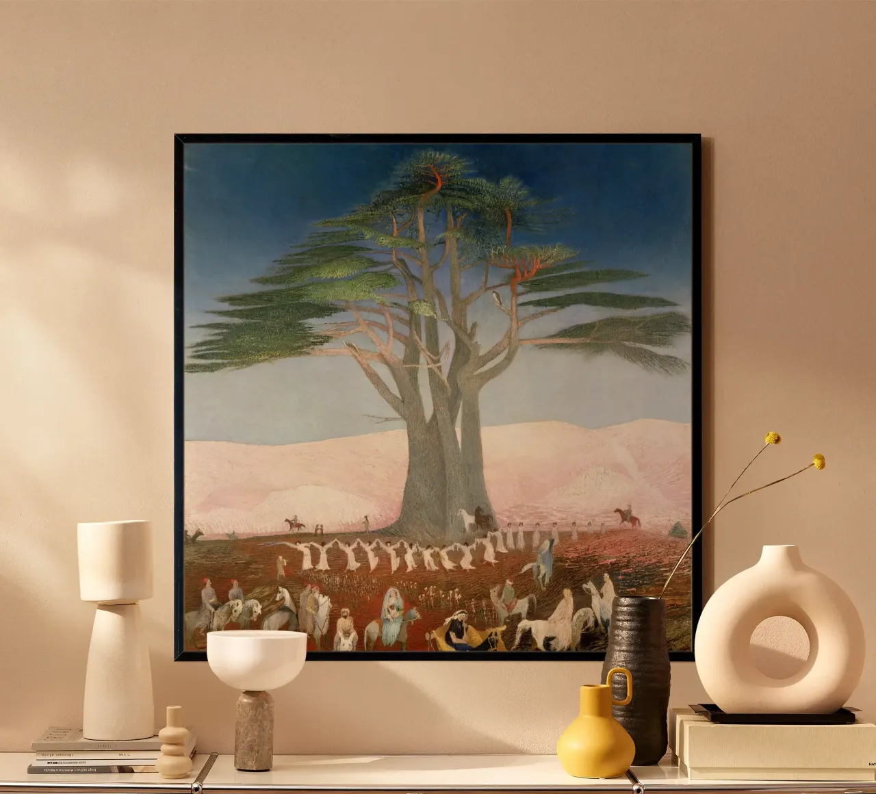 Tivadar Csontváry-Kosztka: pellegrinaggio poster con telaio in legno da ARTOTHEK