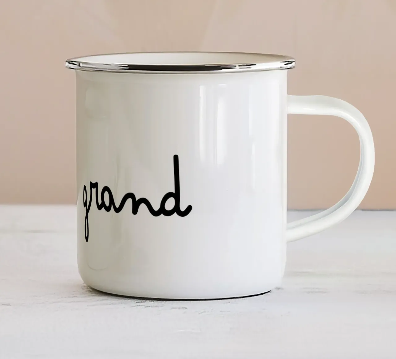 Großer Traum Emaille Tasse von TCHAK ART