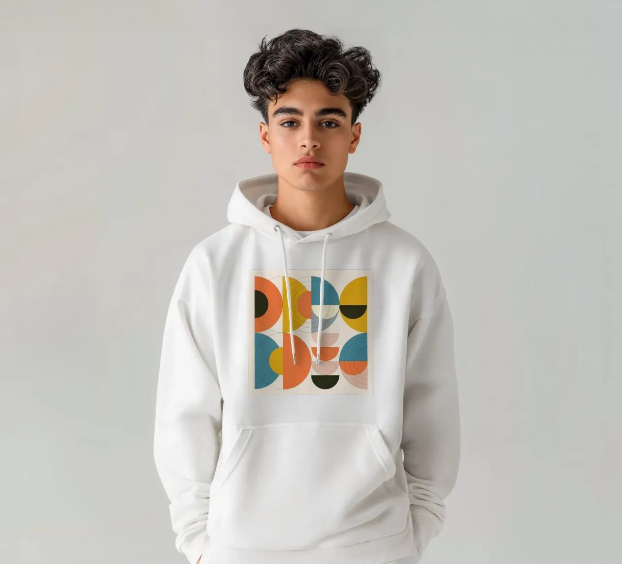 Round Flow No. 3 felpa con cappuccio da Flow Line