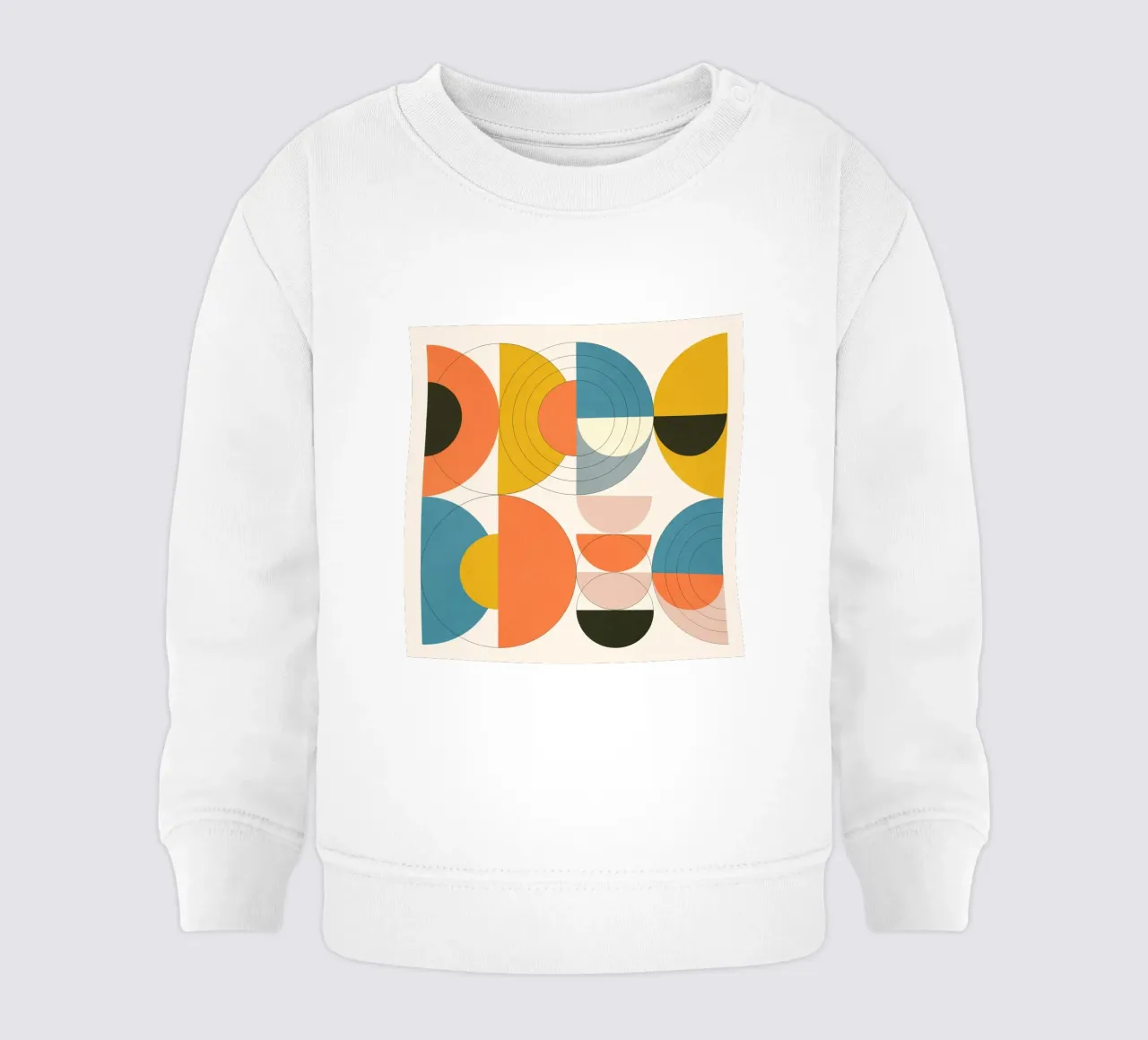 Round Flow No. 3 Baby Sweatshirt von Flow Line