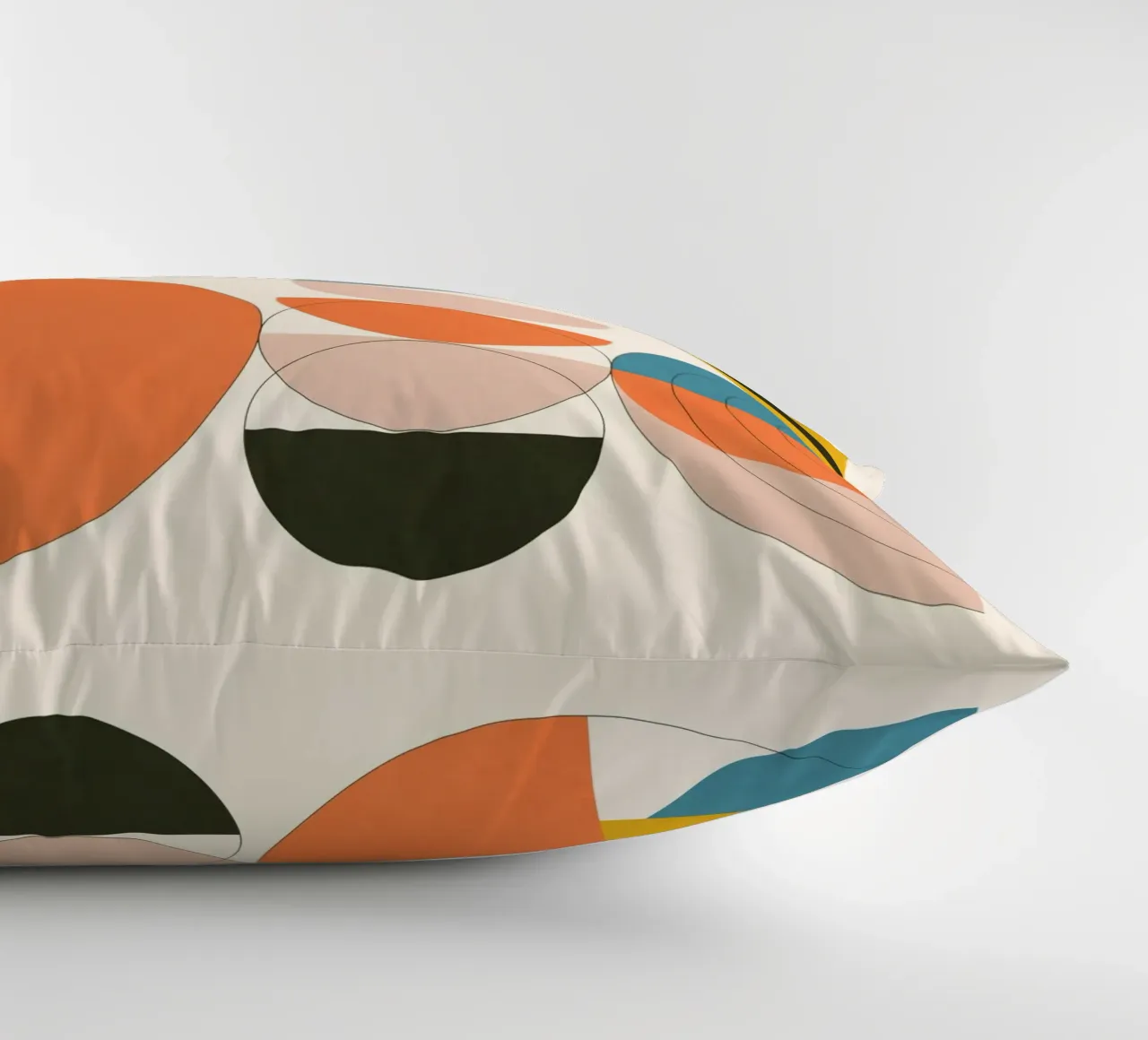 Round Flow No. 3 decorative cushion by Flow Line