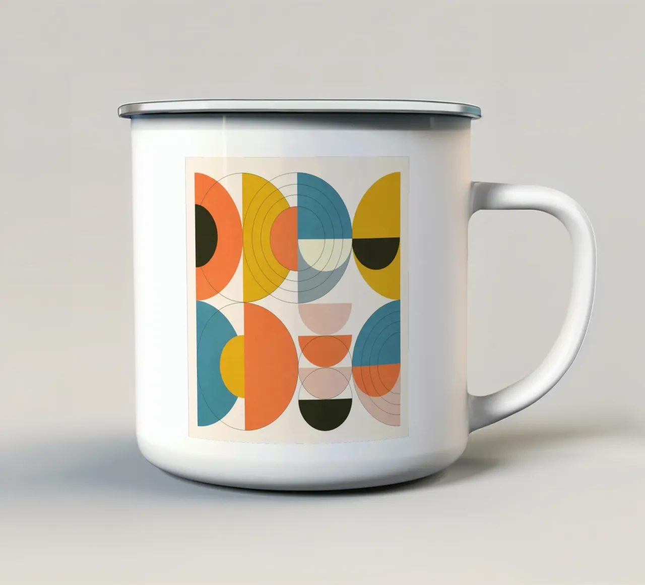 Round Flow No. 3 mug en émail de Flow Line