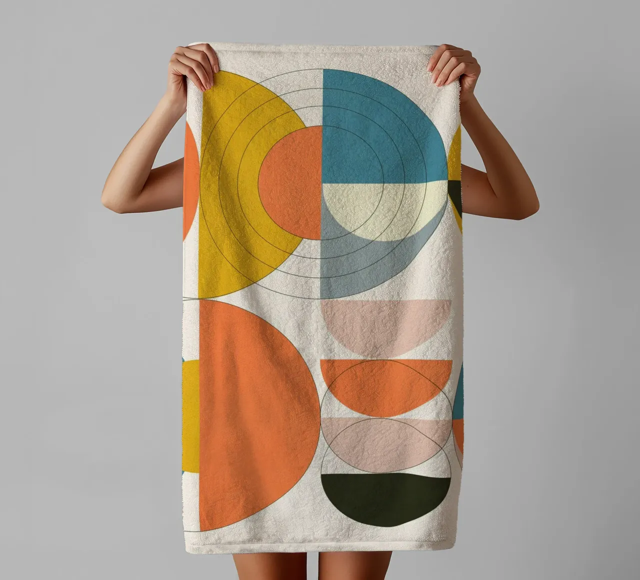 Round Flow No. 3 asciugamano da bagno da Flow Line