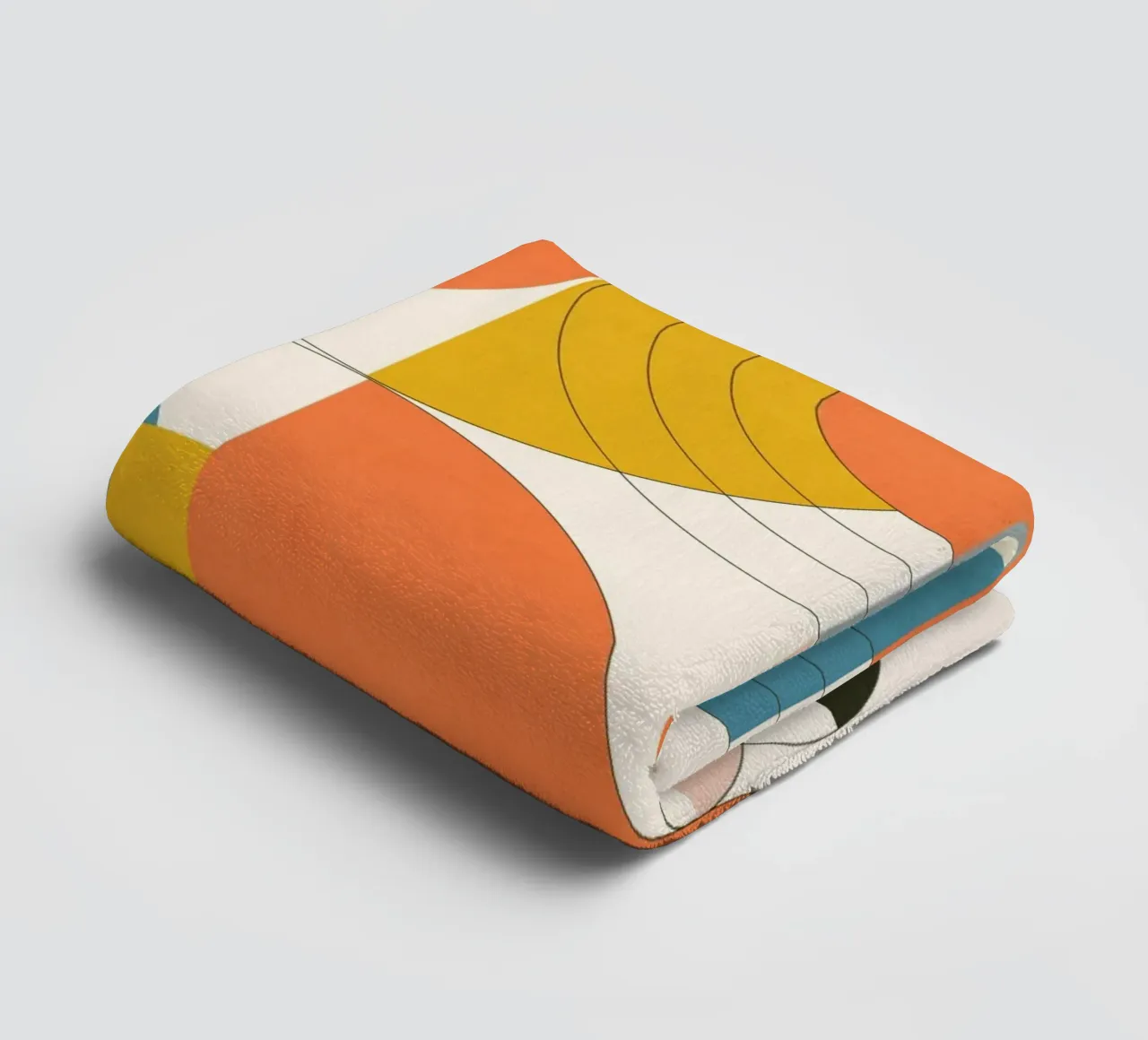 Round Flow No. 3 asciugamano da bagno da Flow Line