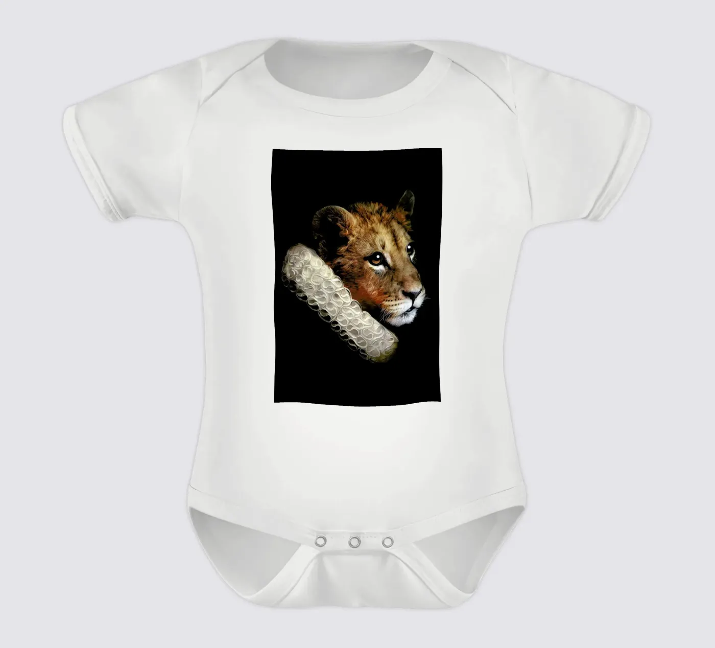 Nova Kurzarm Babybody von Tein Lucasson