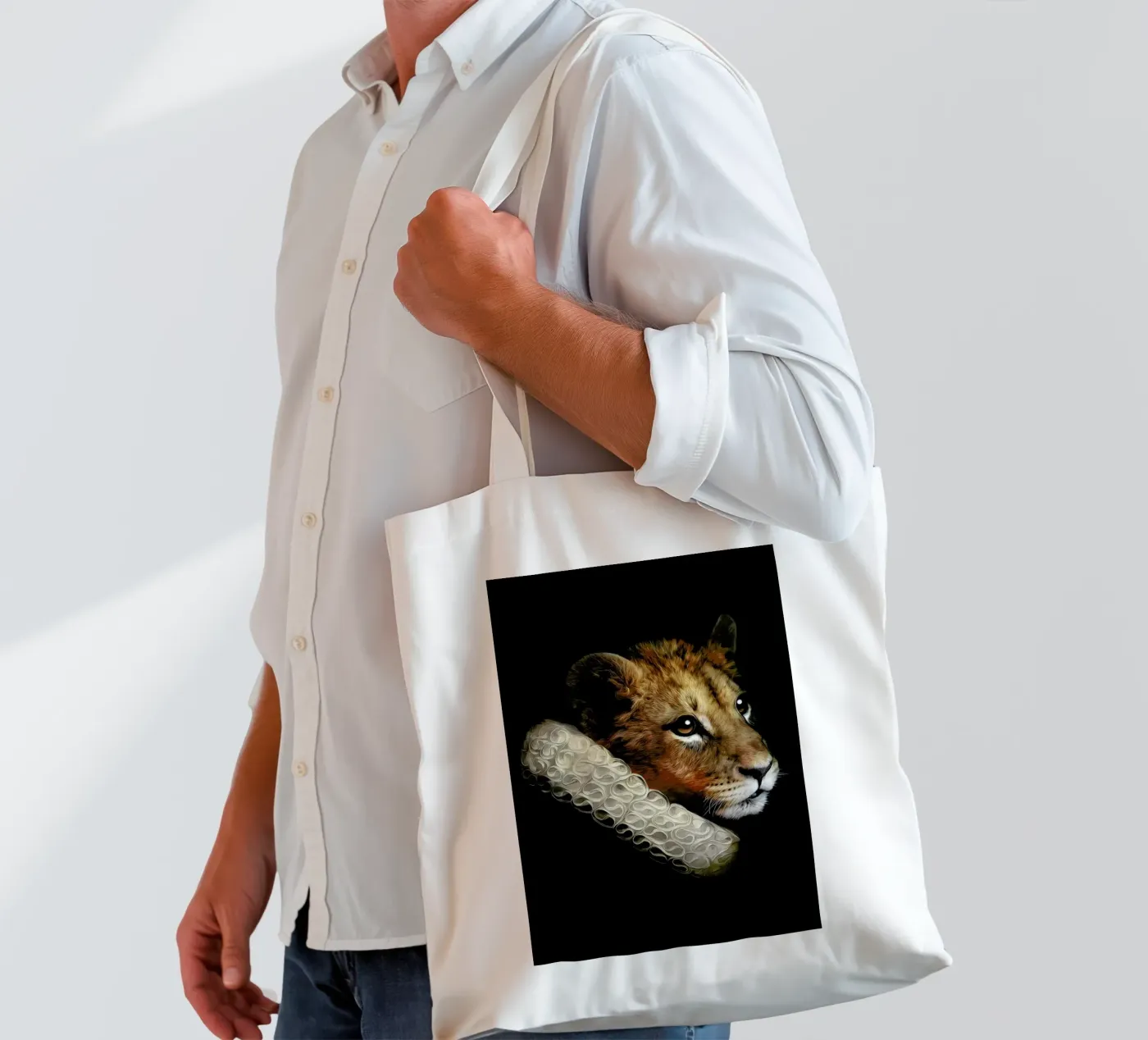 Nova borsa in juta da Tein Lucasson