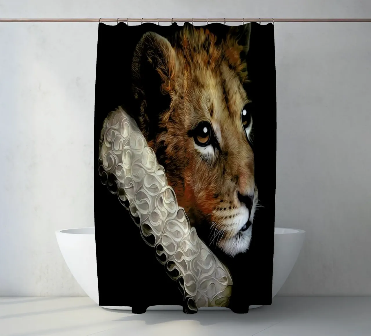 Nova tenda da doccia da Tein Lucasson