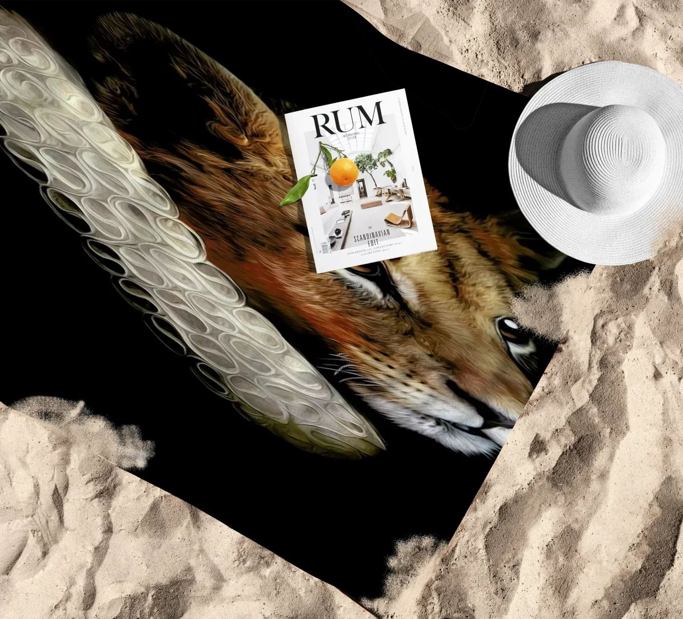 Nova beach towel by Tein Lucasson