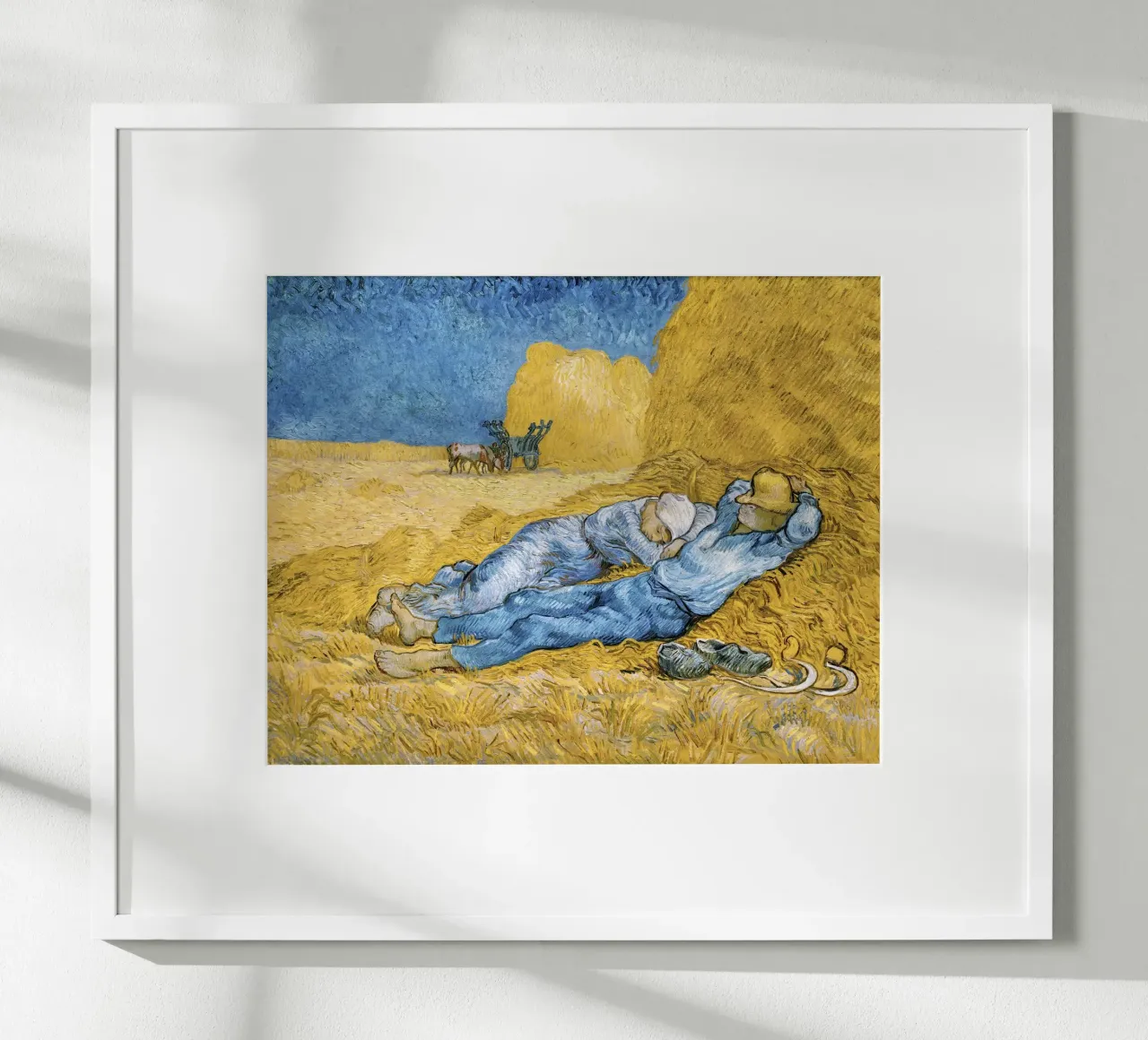 La Siesta di Vincent van Gogh (1890) poster da Van Gogh Prints