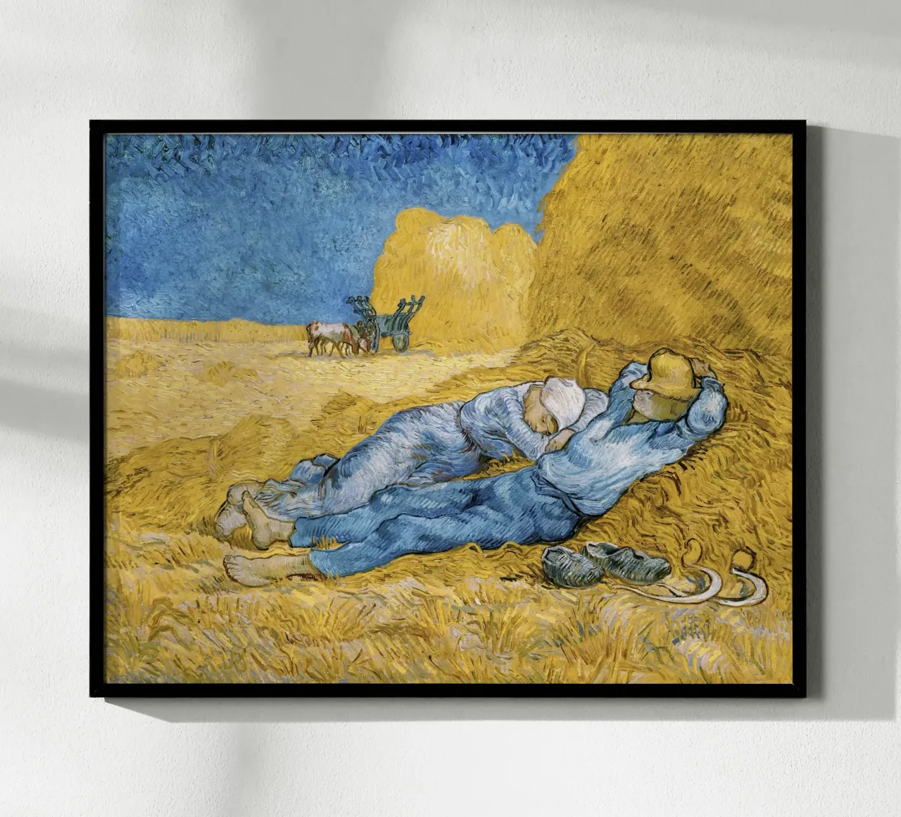 La Siesta di Vincent van Gogh (1890) poster da Van Gogh Prints