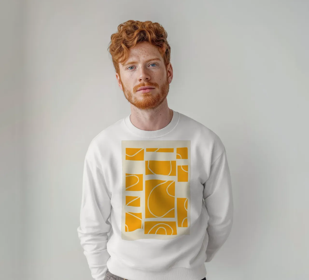 Abstract Pathways 4 felpa da Flow Line