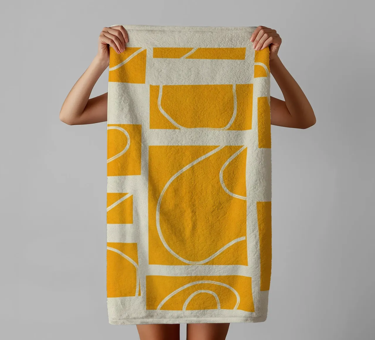 Abstract Pathways 4 asciugamano da bagno da Flow Line