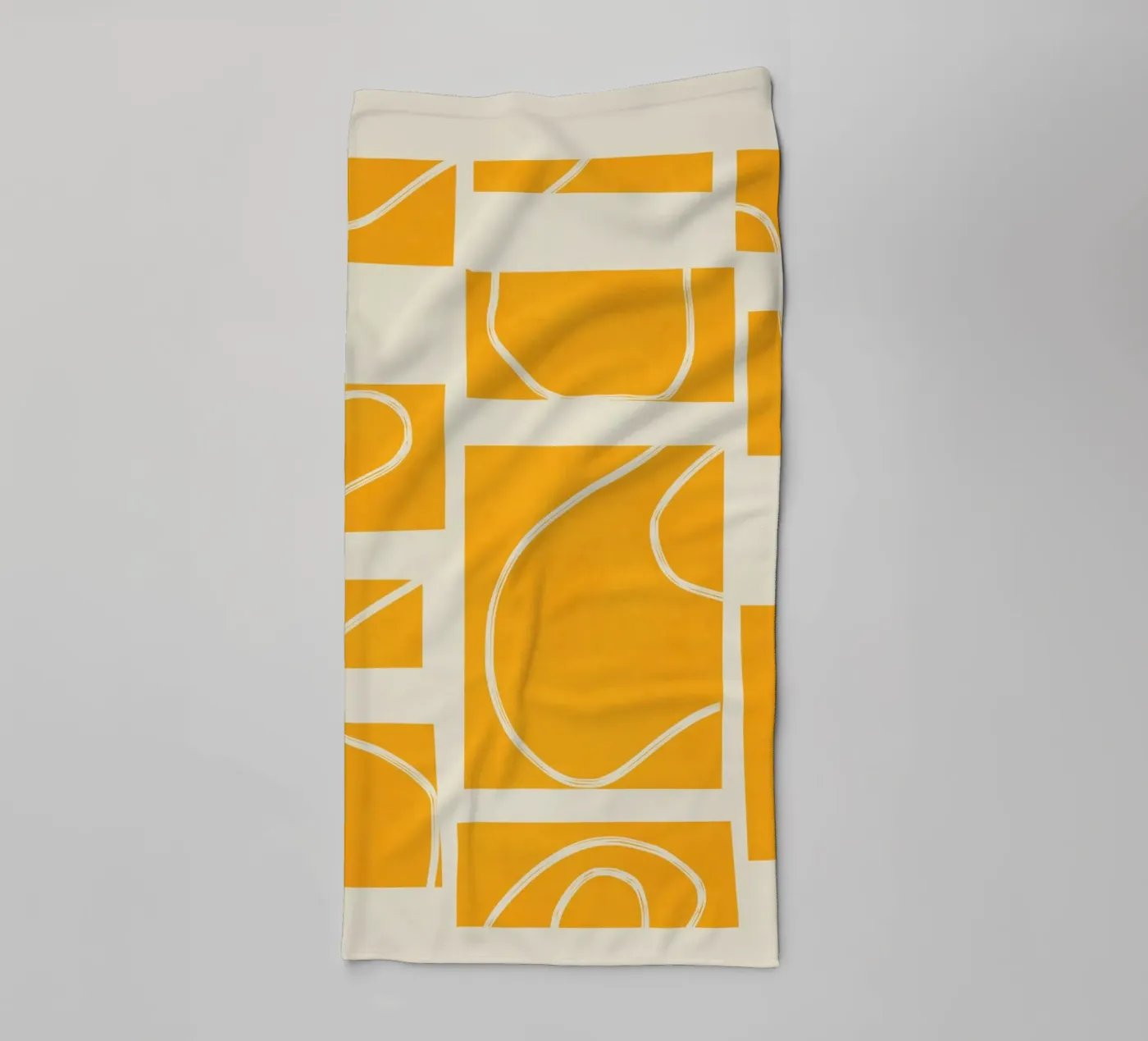 Abstract Pathways 4 badhanddoek van Flow Line