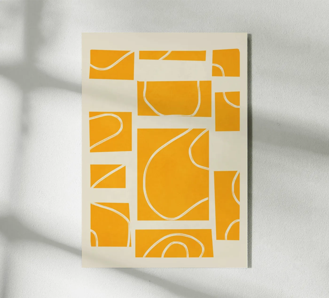 Abstract Pathways 4 Acryl-Glas von Flow Line