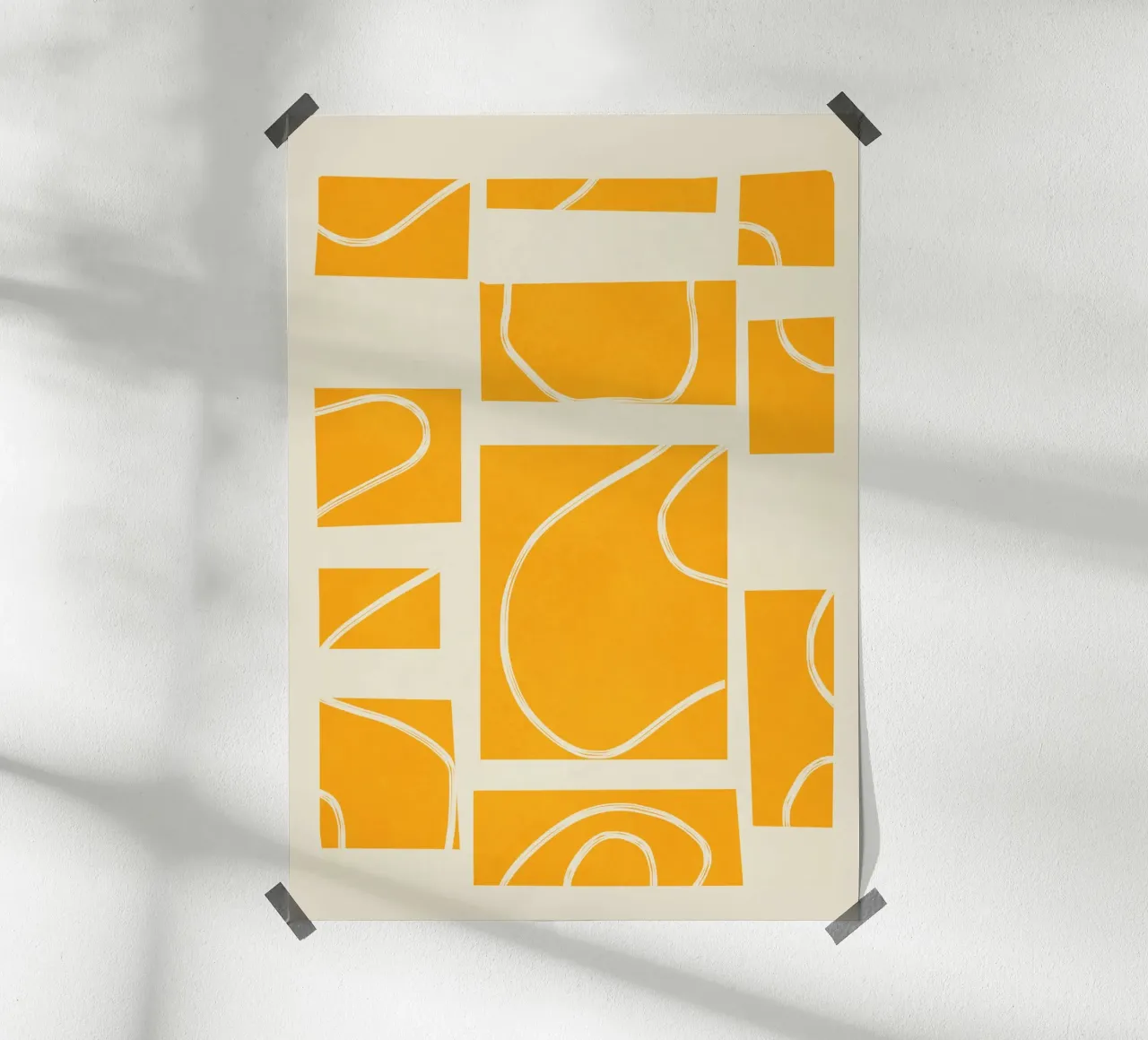 Abstract Pathways 4 carta hahnemühle da Flow Line