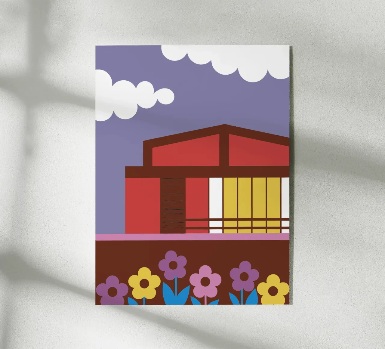 Casa e fiori plexiglass da LOOK DIFFERENT