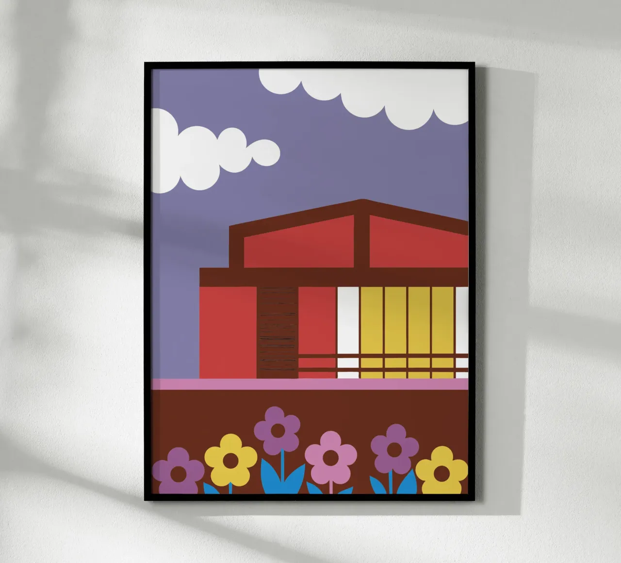 Casa e fiori carta hahnemühle da LOOK DIFFERENT