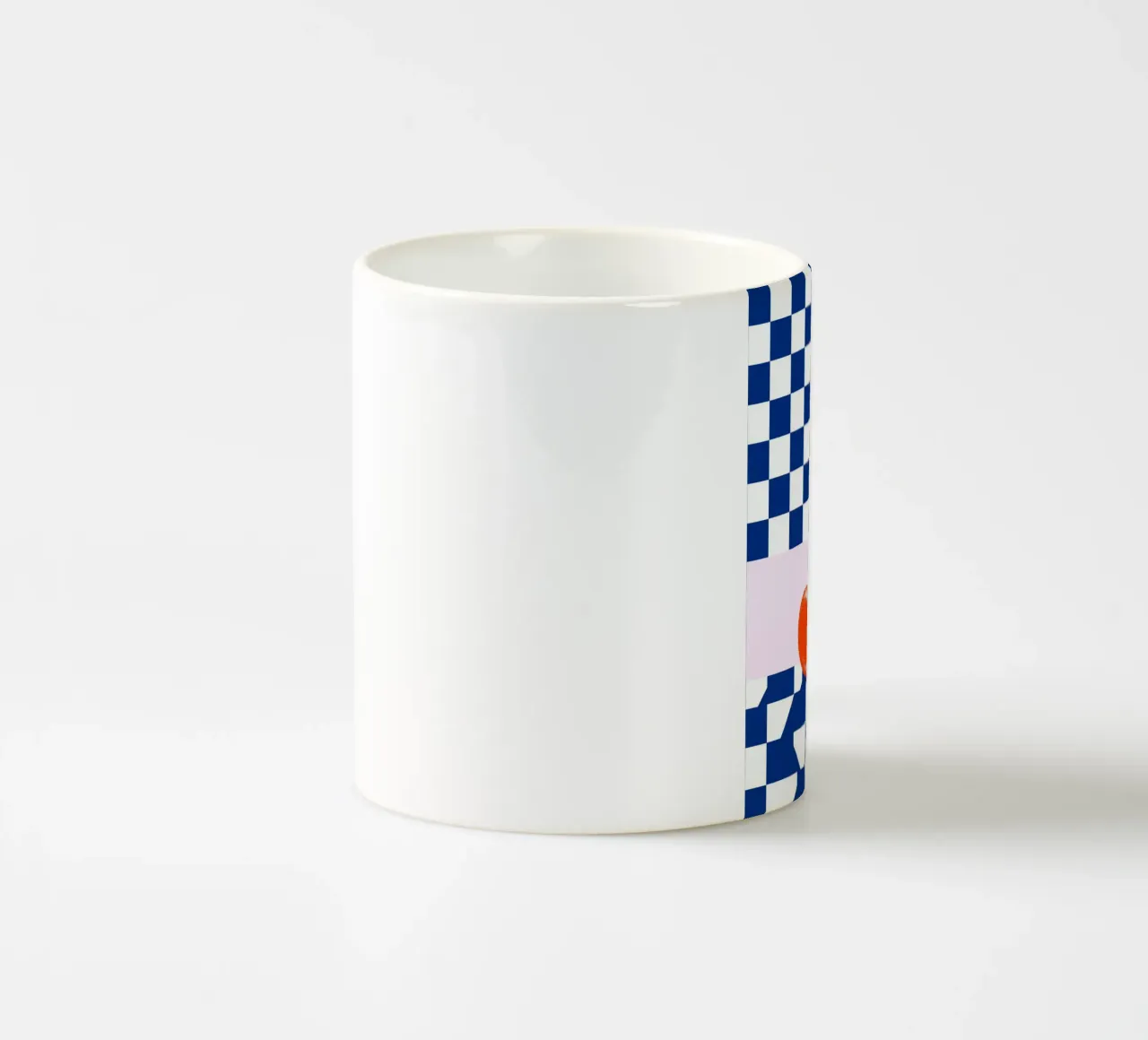 Scacchiera con ciliegie tazza in ceramica da Carinaprint