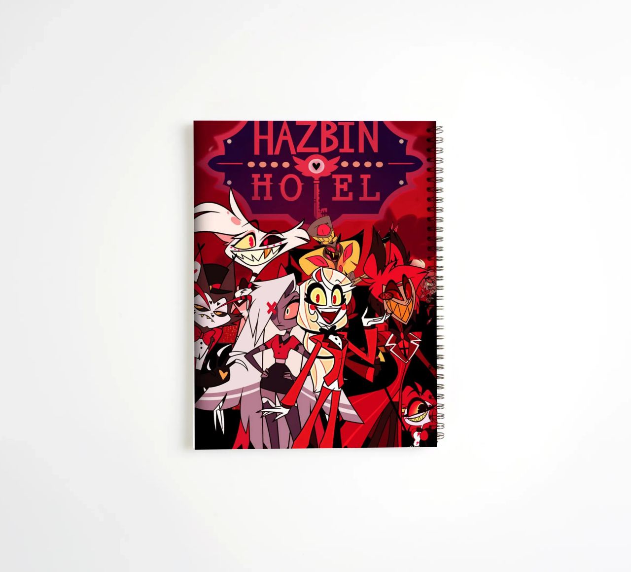 Hazbin Hotel All Characters spiral notebook by Danielle Shop