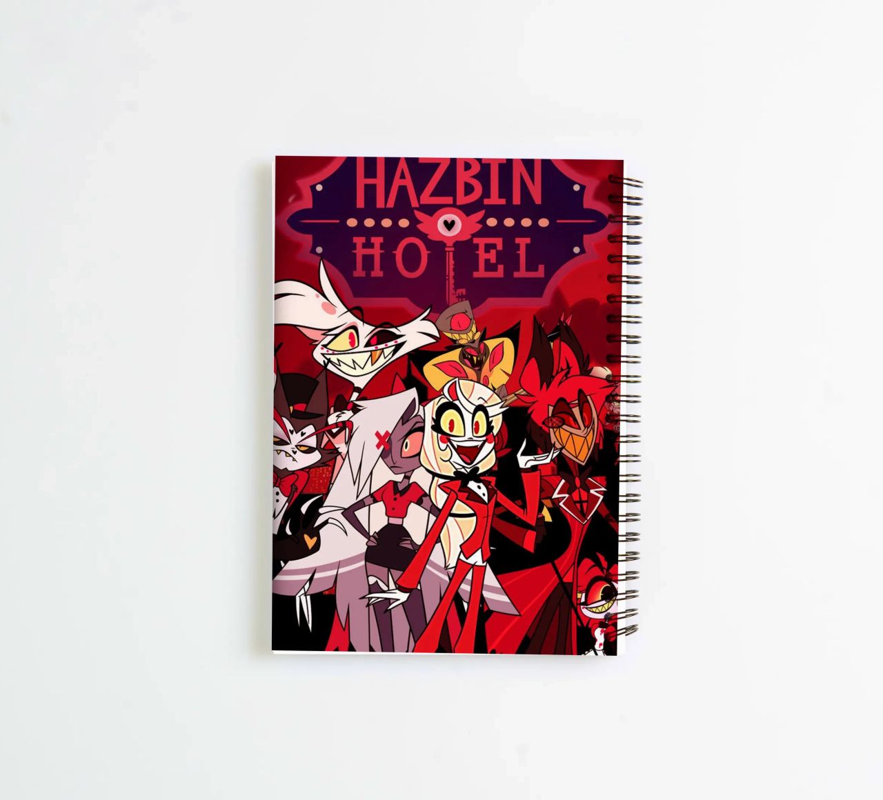 Hazbin Hotel All Characters spiral notebook by Danielle Shop