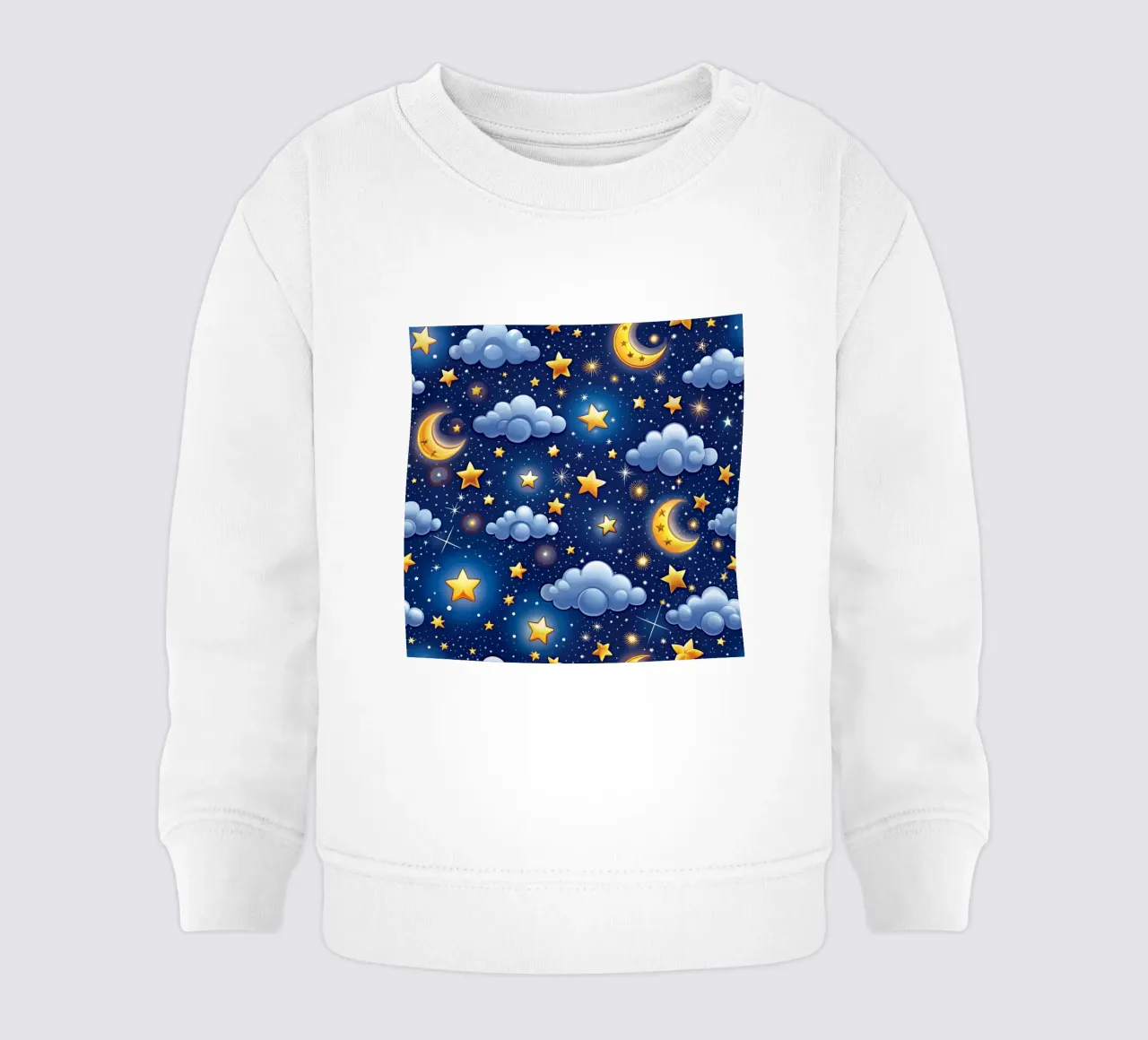 Cielo notturno da sogno felpa neonato da Happy Littles