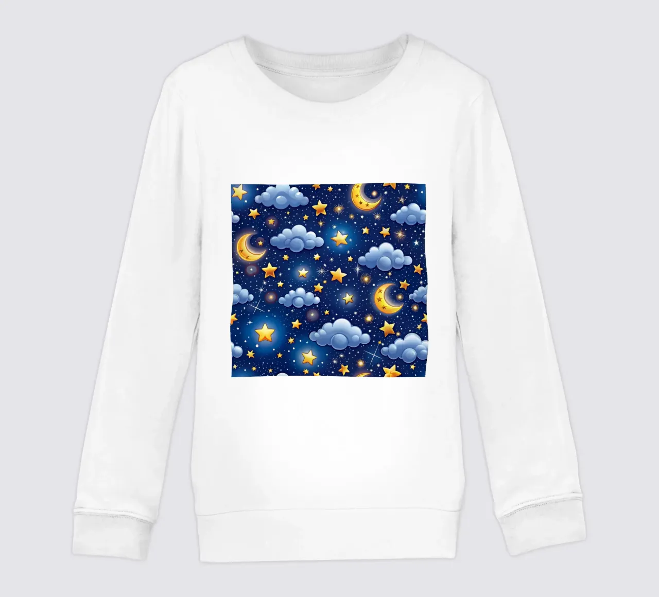 Dromerige nachtelijke hemel kinder sweatshirt van Happy Littles