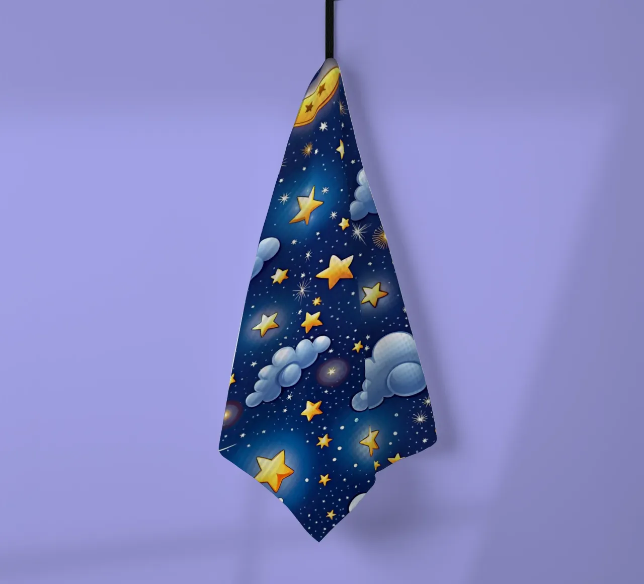 Ciel nocturne de rêve torchon de Happy Littles