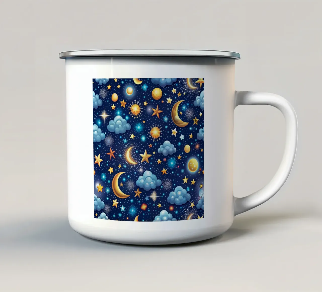 Cielo notturno da sogno tazza in smalto da Happy Littles