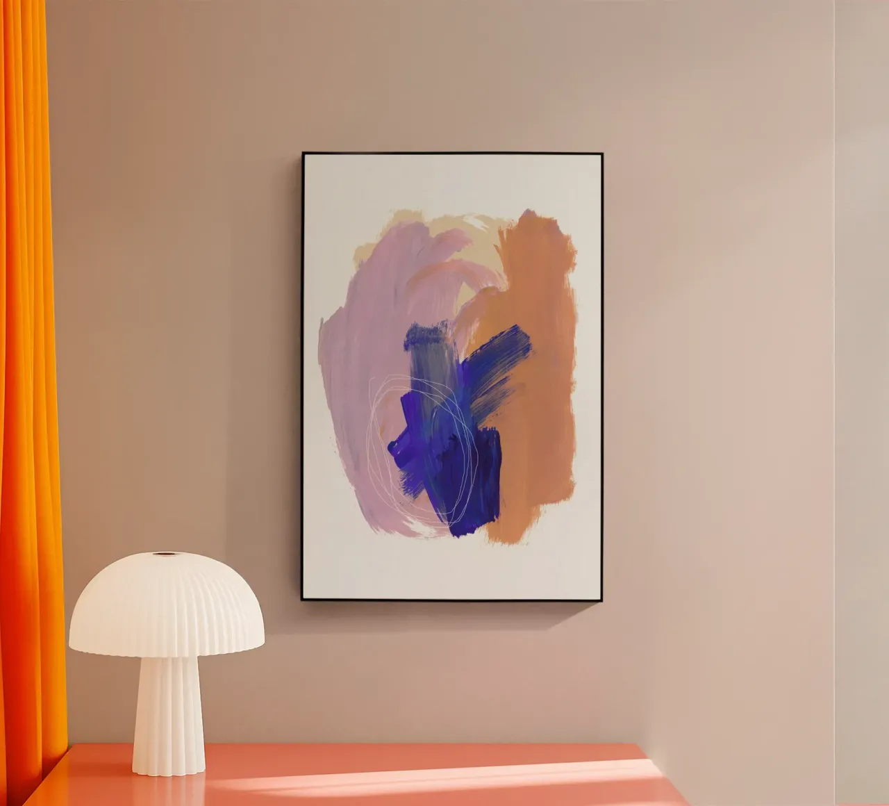 Abstract Brush Strokes 90 plexiglass da Mareike Böhmer