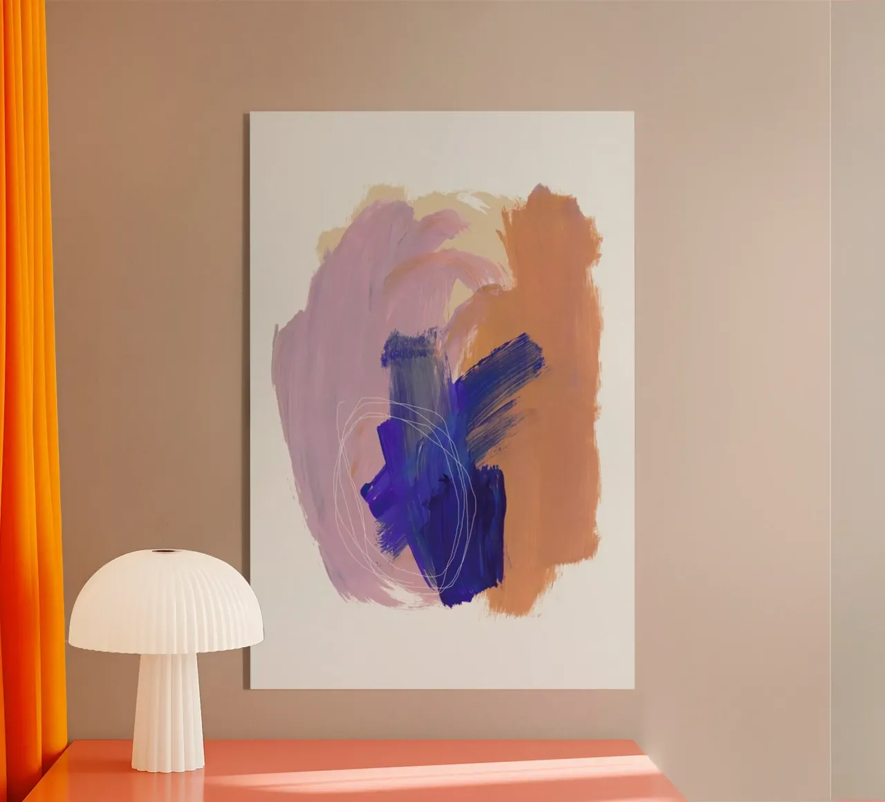 Abstract Brush Strokes 90 plexiglass da Mareike Böhmer