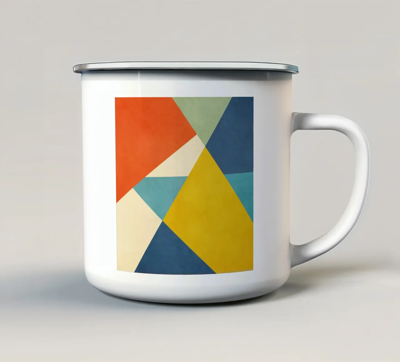 Flow of Geometry  1 Emaille Tasse von Flow Line