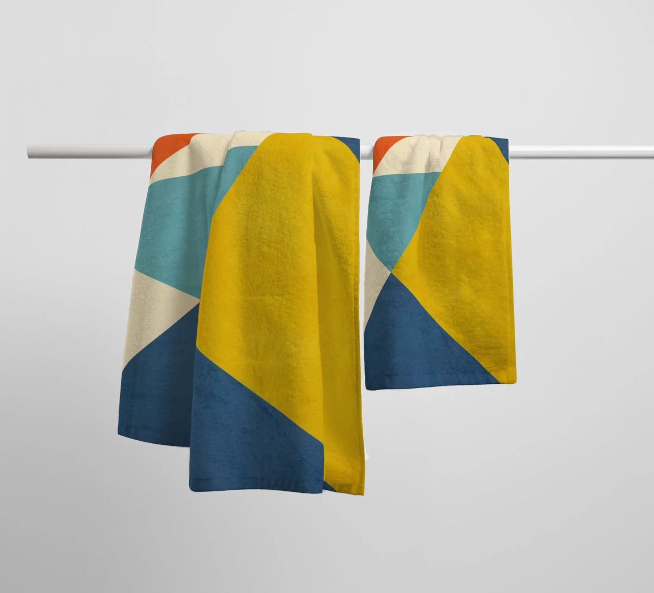 Flow of Geometry  1 towel by Flow Line
