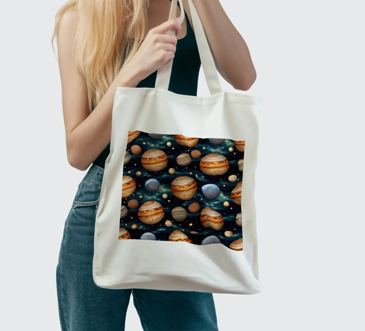 Parata di Giove borsa in juta da Happy Littles