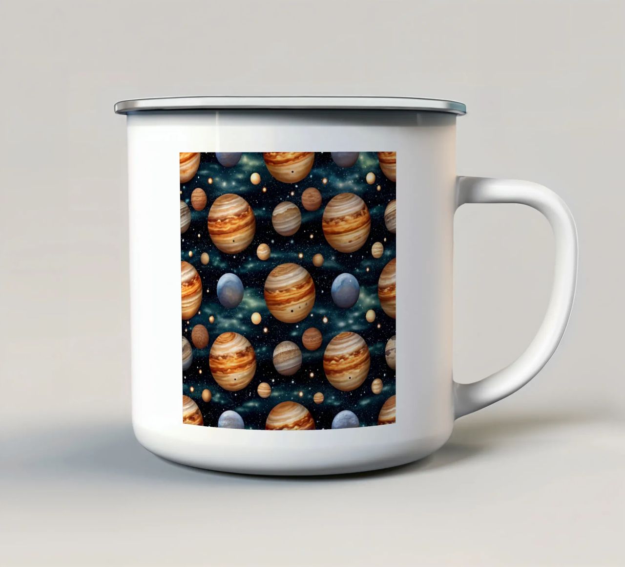 Parata di Giove tazza in smalto da Happy Littles