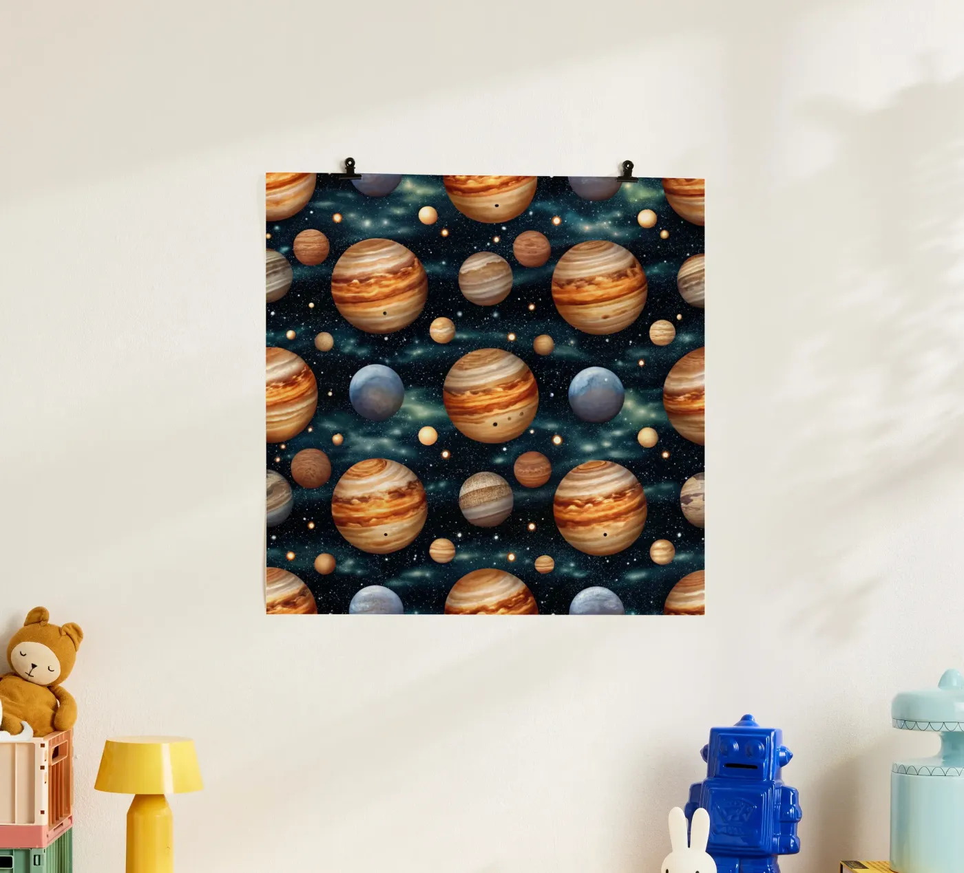 Jupiter Parade poster van Happy Littles