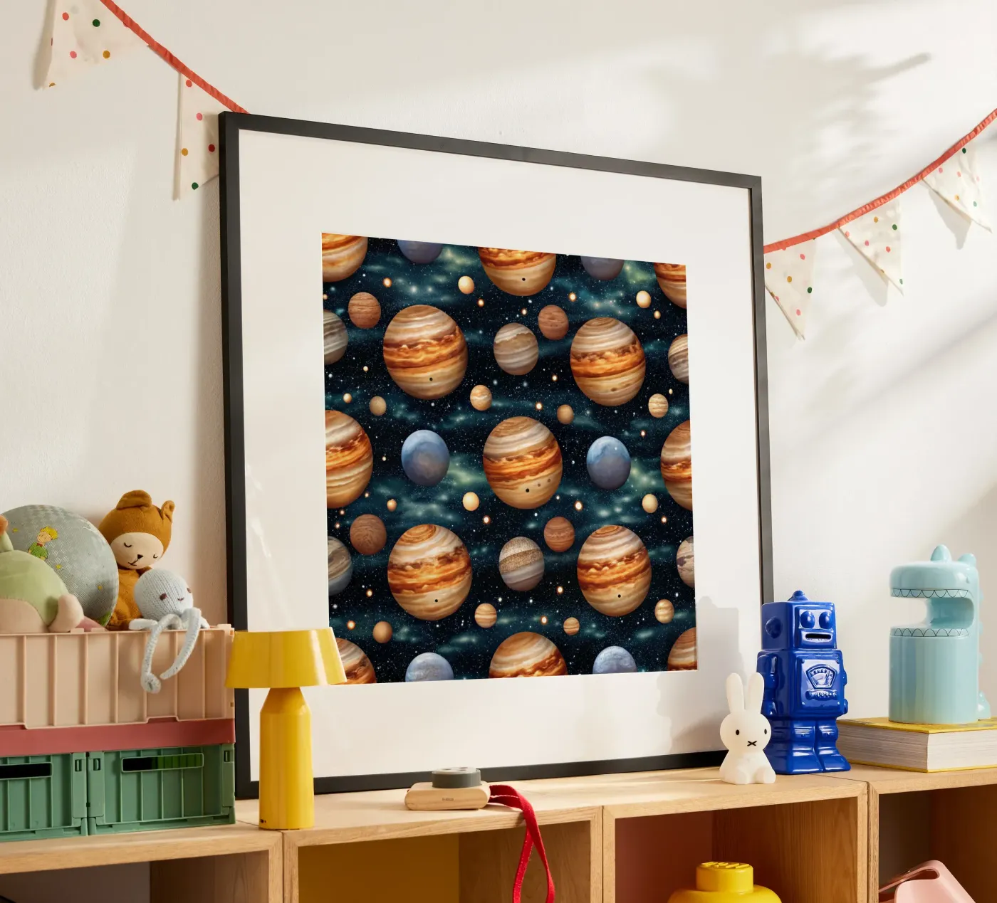 Jupiter Parade poster van Happy Littles