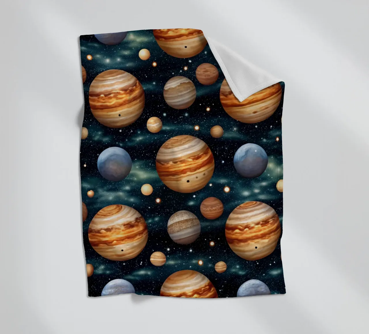 Jupiter Parade fleece blanket by Happy Littles