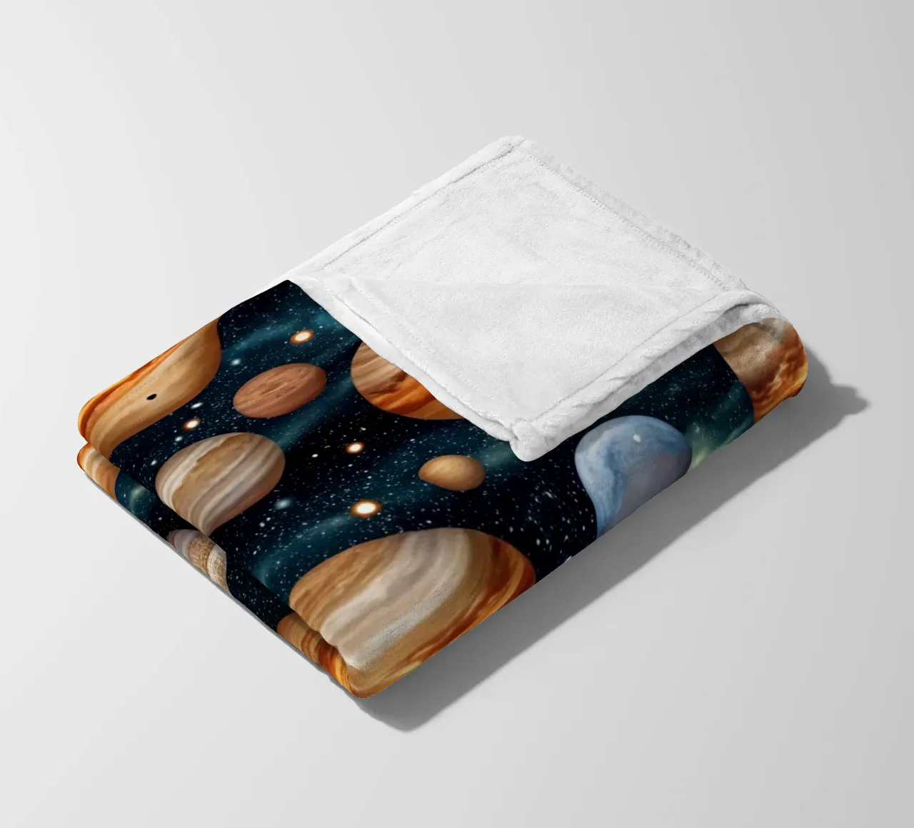 Jupiter Parade fleece blanket by Happy Littles