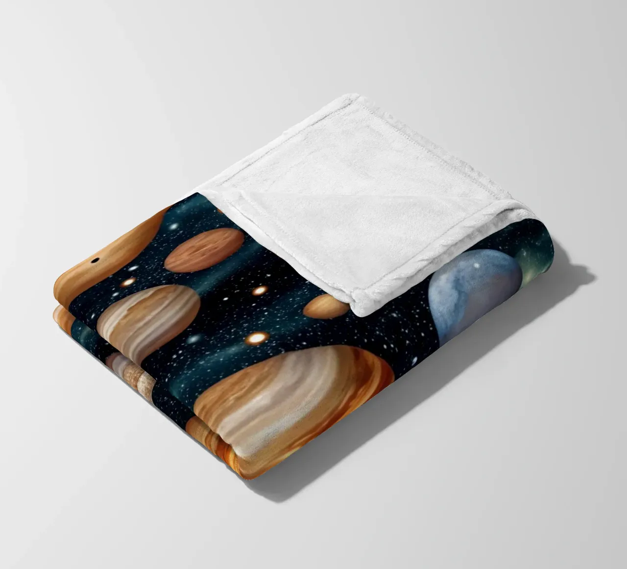 Jupiter Parade fleece blanket by Happy Littles