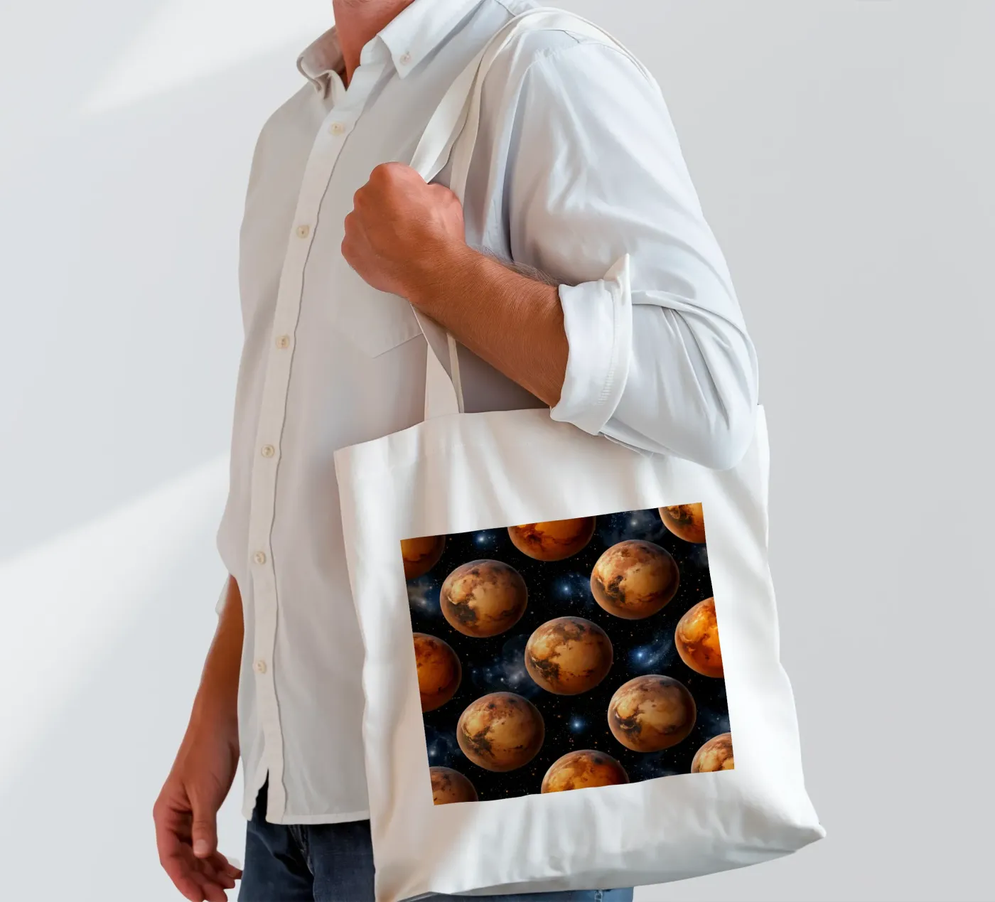 Mars Explorer tote bag by Happy Littles