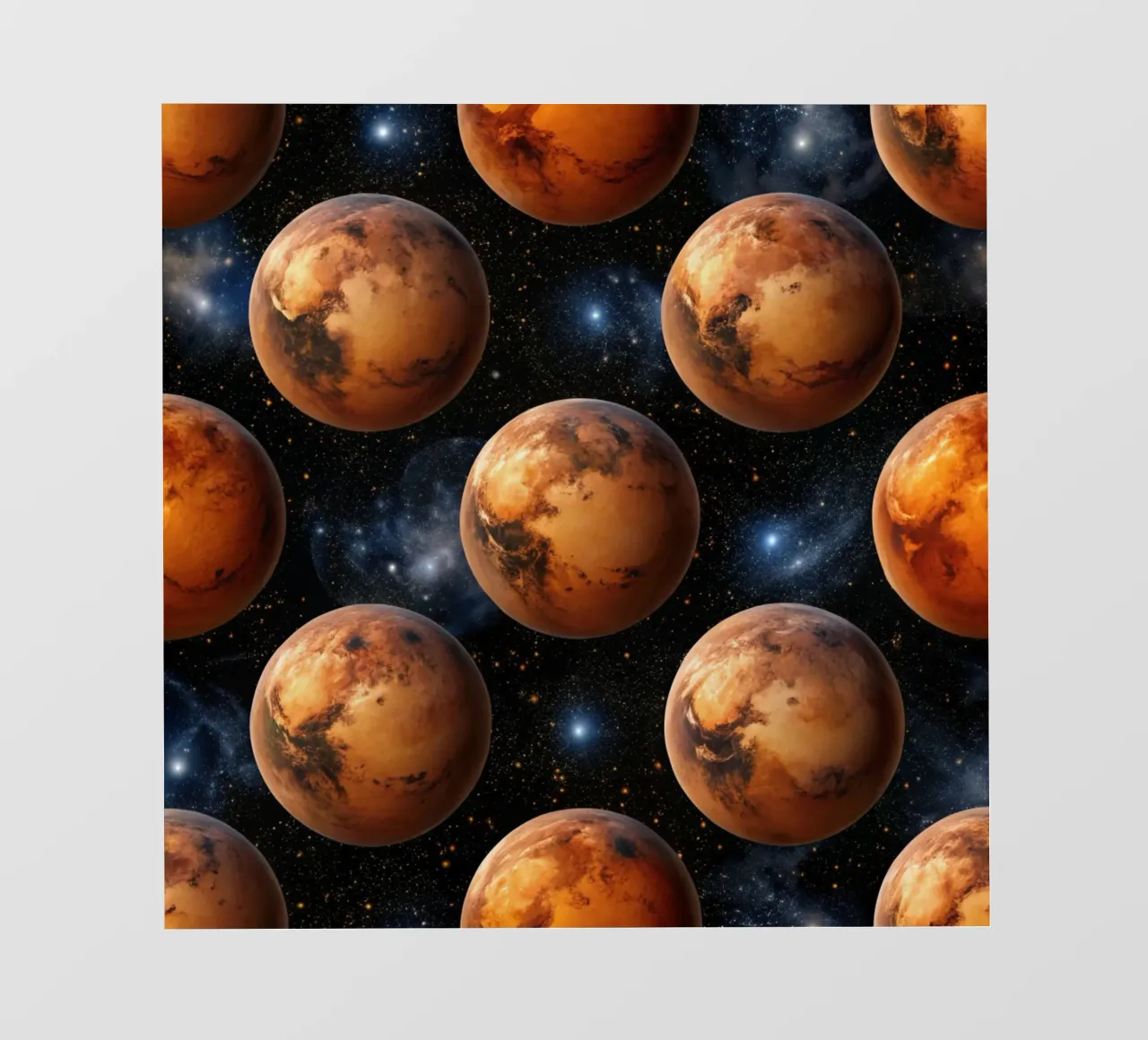 Mars Ontdekkingsreiziger fotobehang van Happy Littles