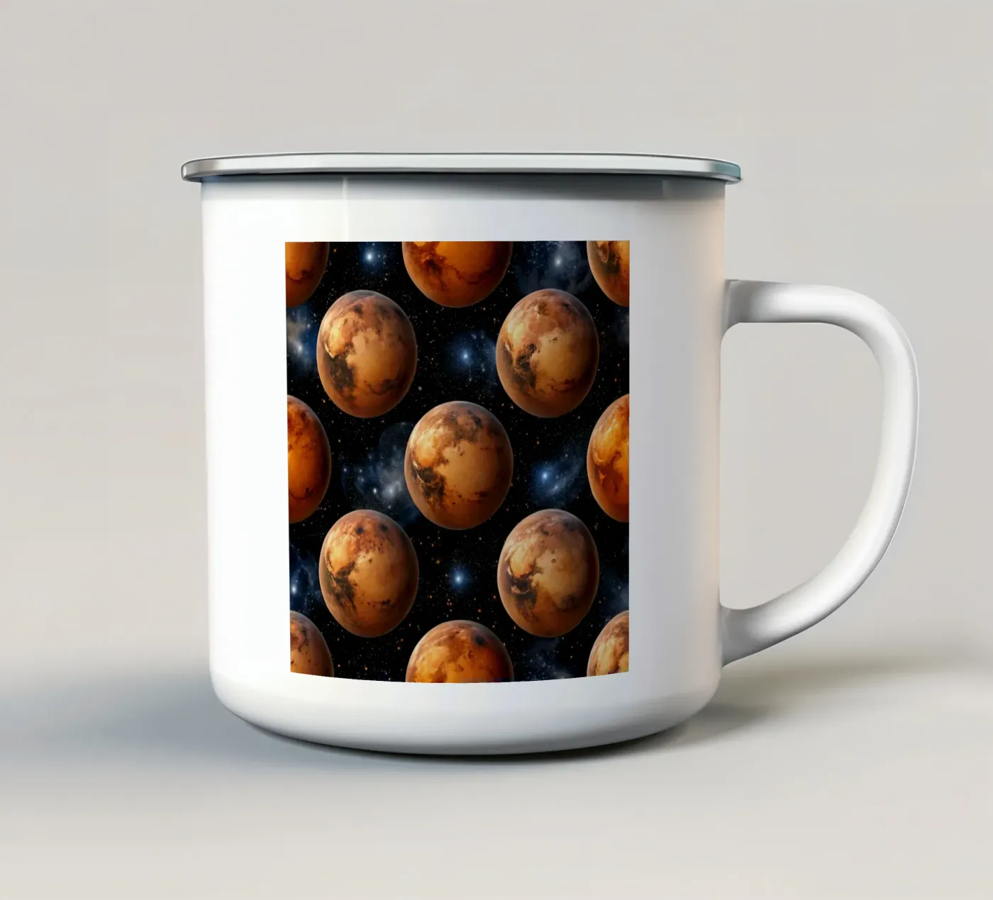 Mars Explorer enamel mug by Happy Littles