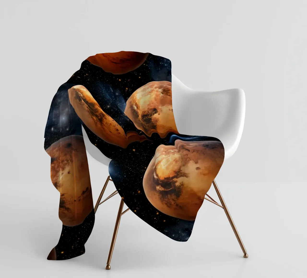 Mars Explorer Fleecedecke von Happy Littles