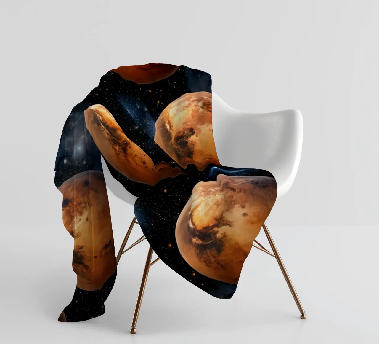 Mars Explorer Fleecedecke von Happy Littles